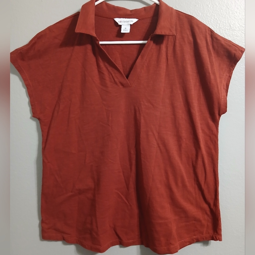 Liz Claiborne Women's Rust Top‎ by Croft & Barrow